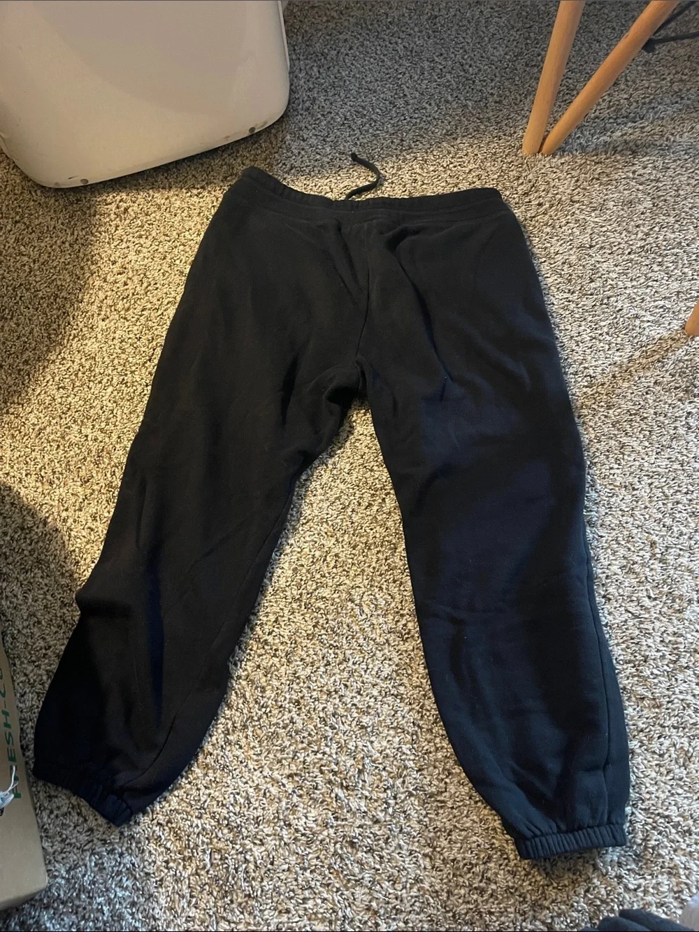 GAP Kids Black Fleece Joggers with Logo